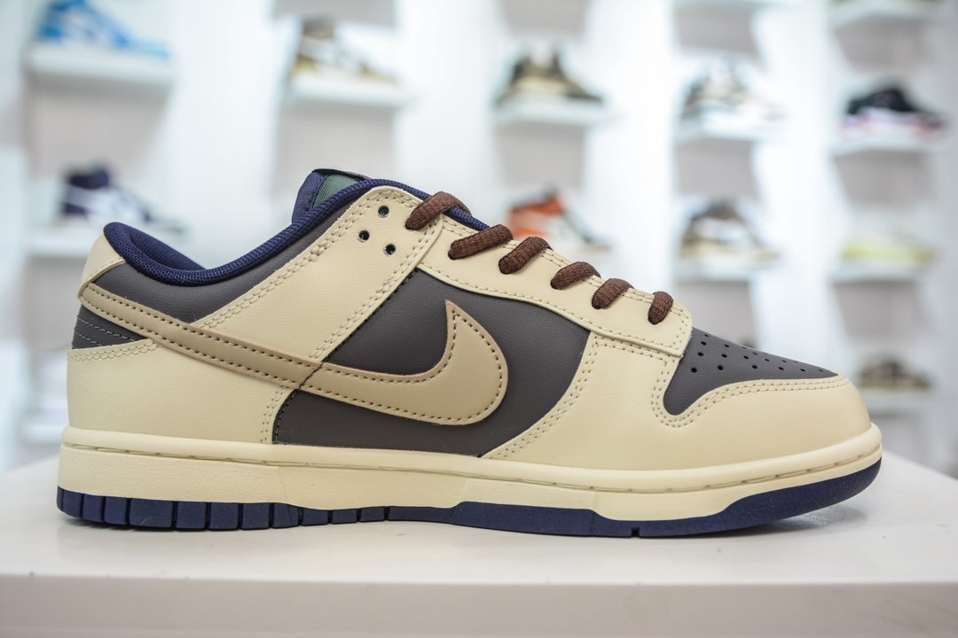 NK Dunk Low SP 24 Kilates x SBTG Dark Grey/Beige - Sneakers - Image 3