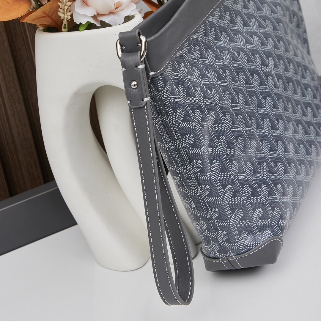 GYD Senat Pouch MM Grey GYDine Canvas - Bag - Image 5