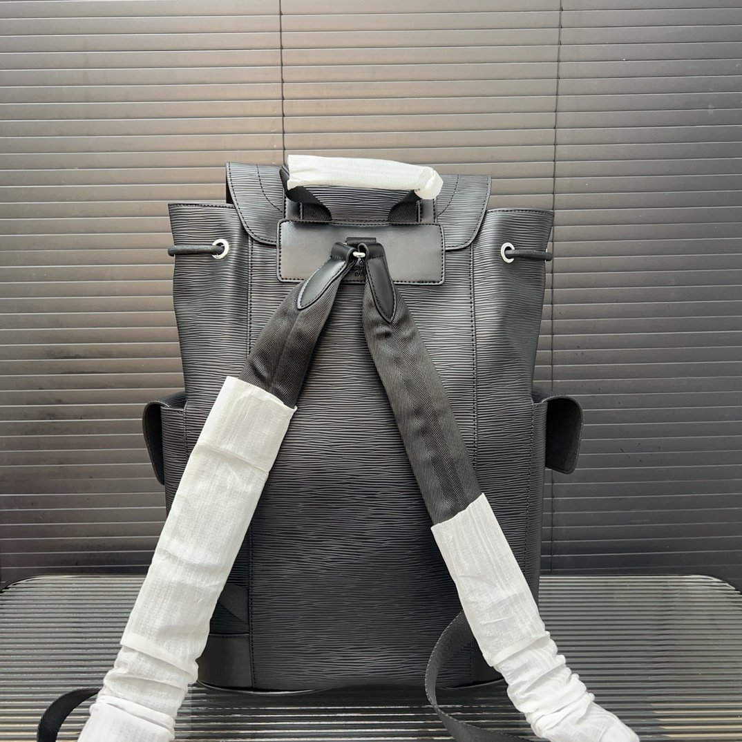 LV Christopher Backpack Black Epi - Bag - Image 4