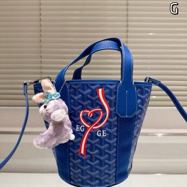 GYD GYDine Anjou Blue/Green/Black Canvas - Bag