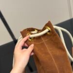 PR Suede Bucket Bag Brown Suede – Bag