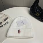 MCL Logo Beanie White – Hat – Red