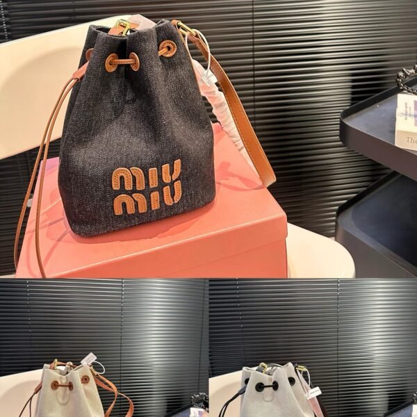 MIU Logo Bucket Bag Various - Bag