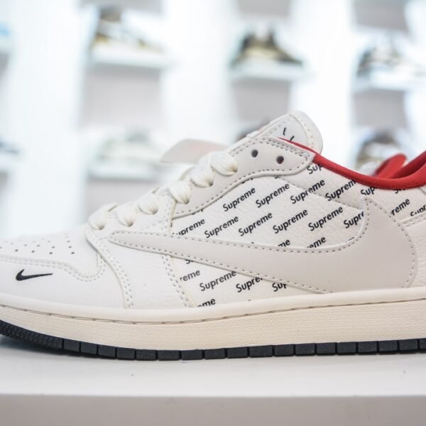 NK Air Jordan 1 Low Supreme Custom - Sneakers