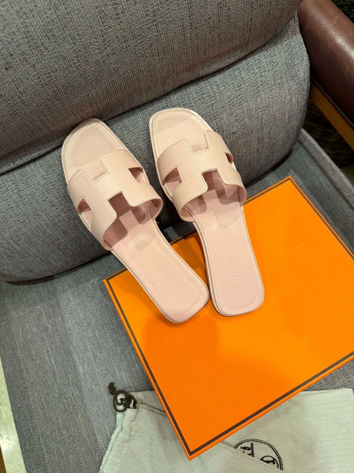 HM Oran Sandals Pink Leather - Sandals - Image 3
