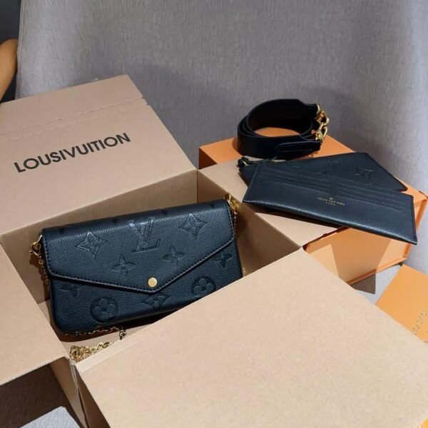 LV Pochette Félicie Monogram Empreinte Black - Bag