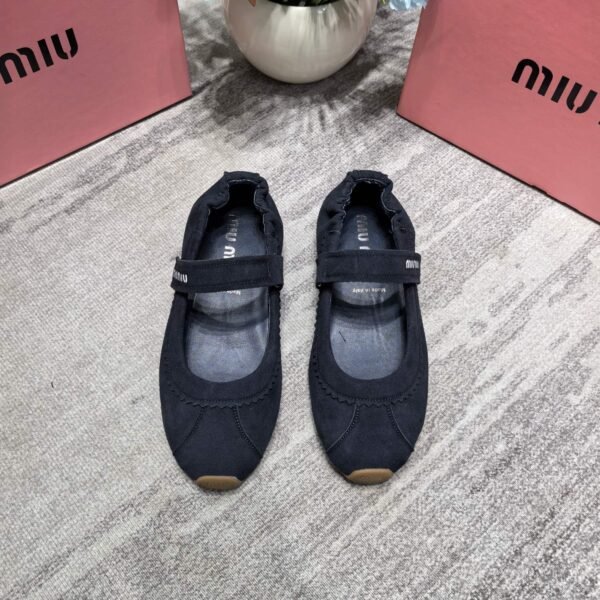 MIU One-Strap Ballerina Flats - Shoes