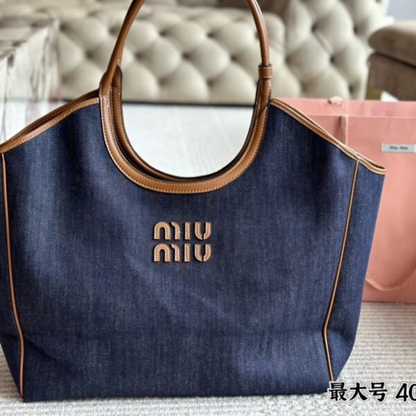 MIU Logo Tote - Bag