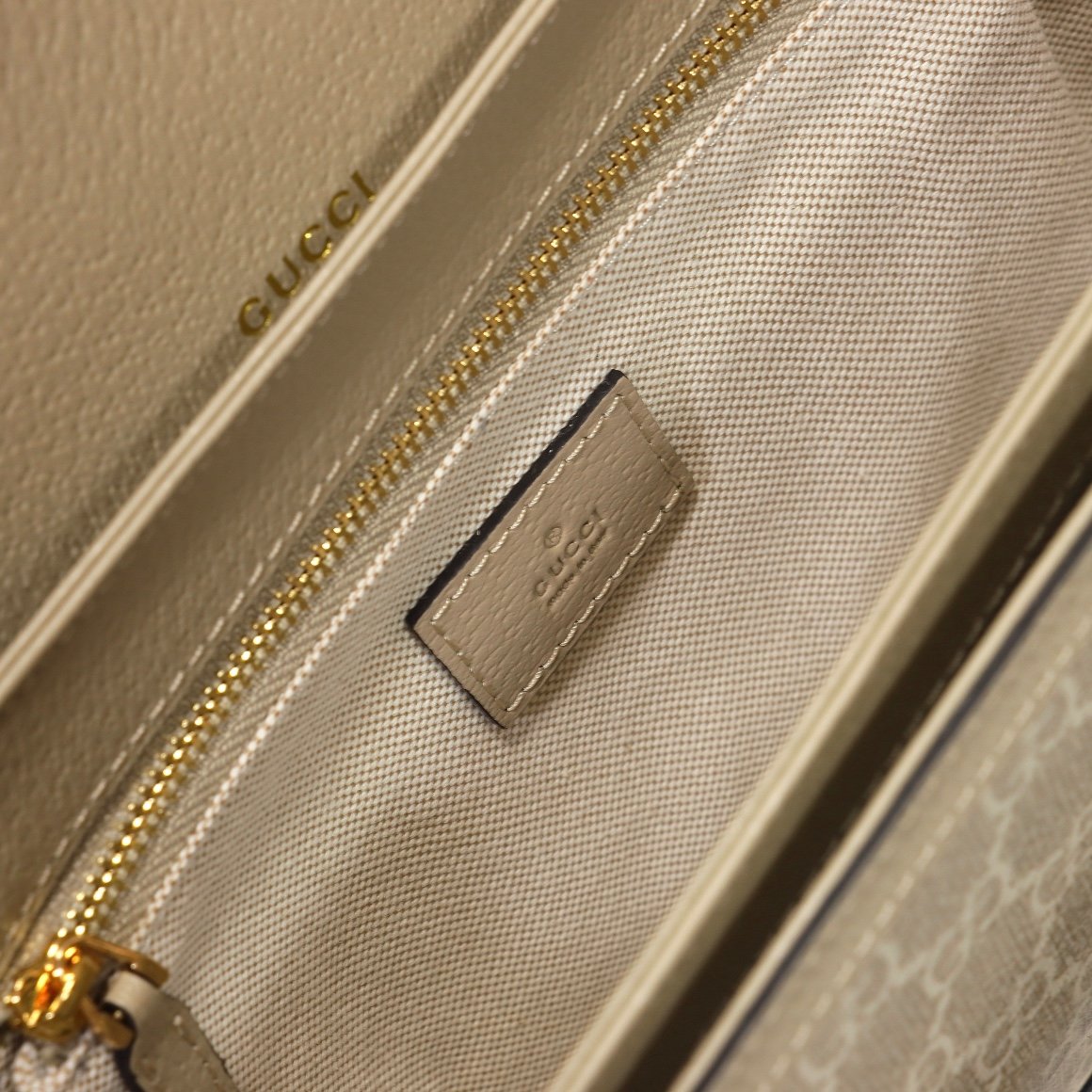 GG Horsebit 1955 Beige GG Supreme Canvas - Bag - Image 6