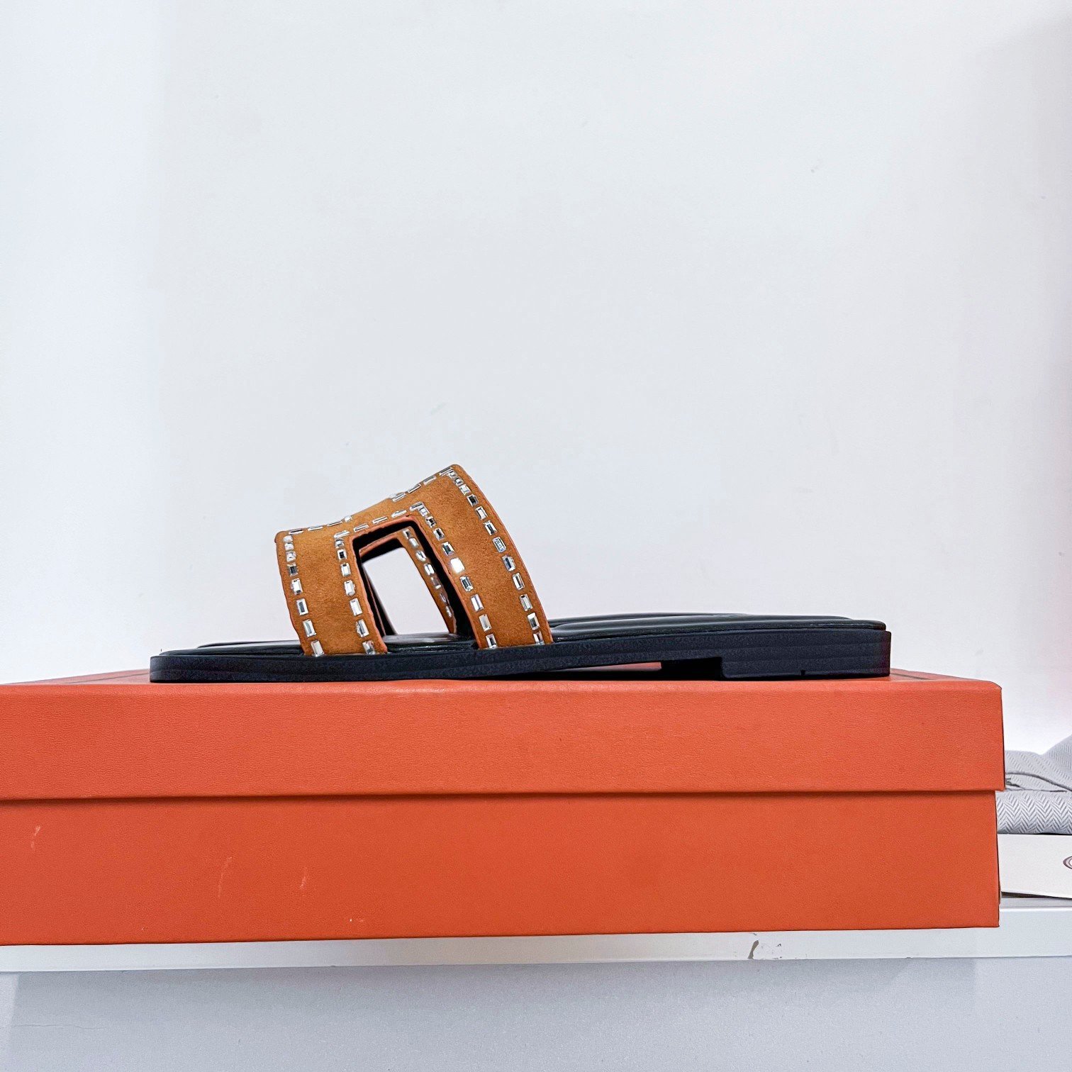 HM Oran Sandals Orange Suede - Sandals - Image 4