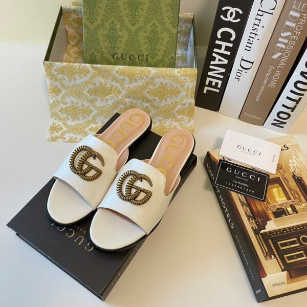 GG Double G Slide Sandals - Slides