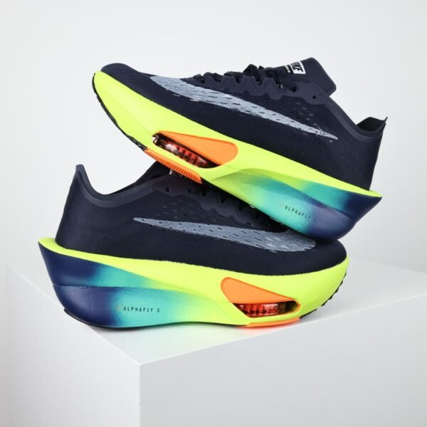 NK Air Zoom Alphafly 3 Black/Volt - Sneakers