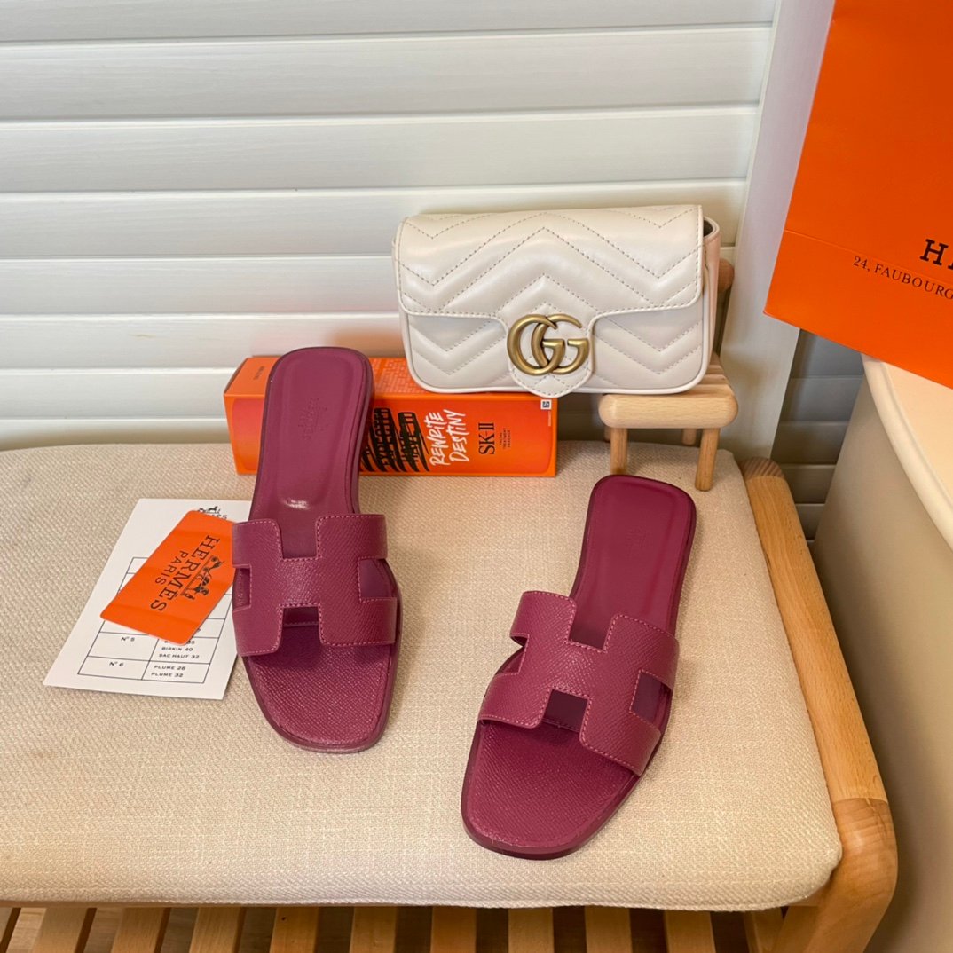 HM Oran Sandals Pink Leather - Sandals - Image 9
