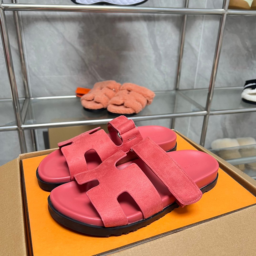 HM Oran Sandals Pink Suede - Sandals - Image 4
