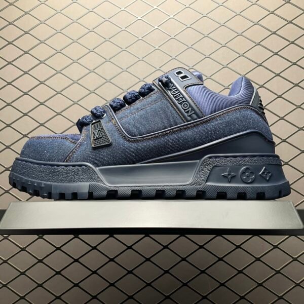 LV Trainer Maxi Blue Denim - Sneakers