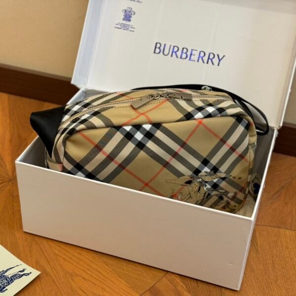 BBR Vintage Check Camera Bag Beige Check - Bag