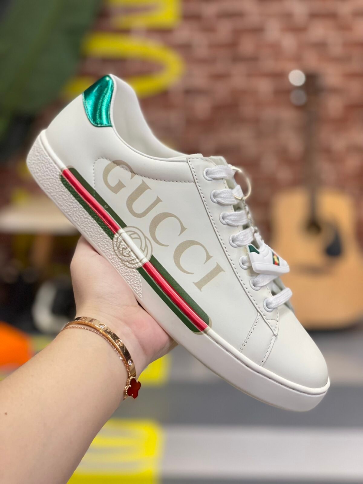 GG Rhyton – Sneakers – White