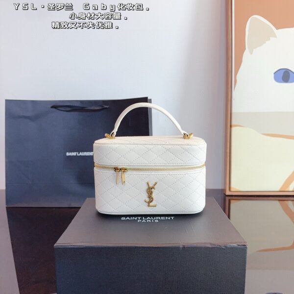 YSL Vanity Case Quilted Leather - Bag