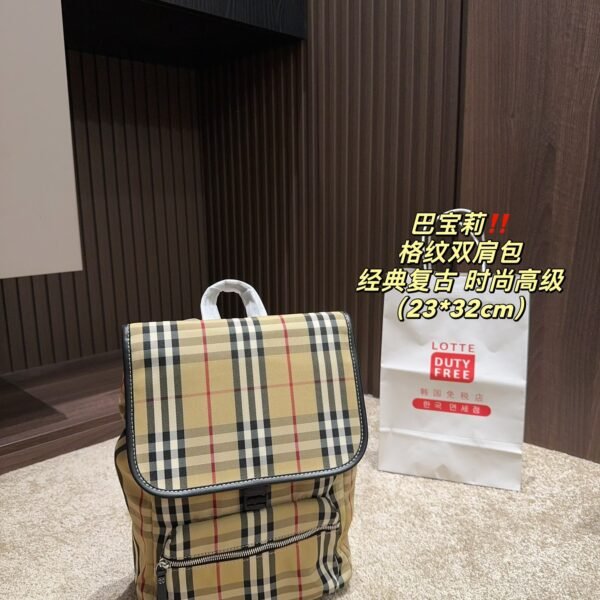 BBR Vintage Check Backpack - Backpack