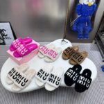 MIU Furry Slippers – Slide