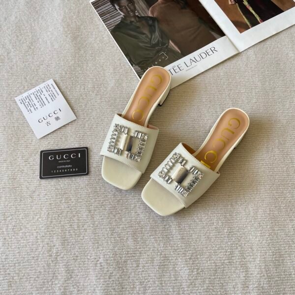 GG Interlocking G Slide Sandals - Sandals