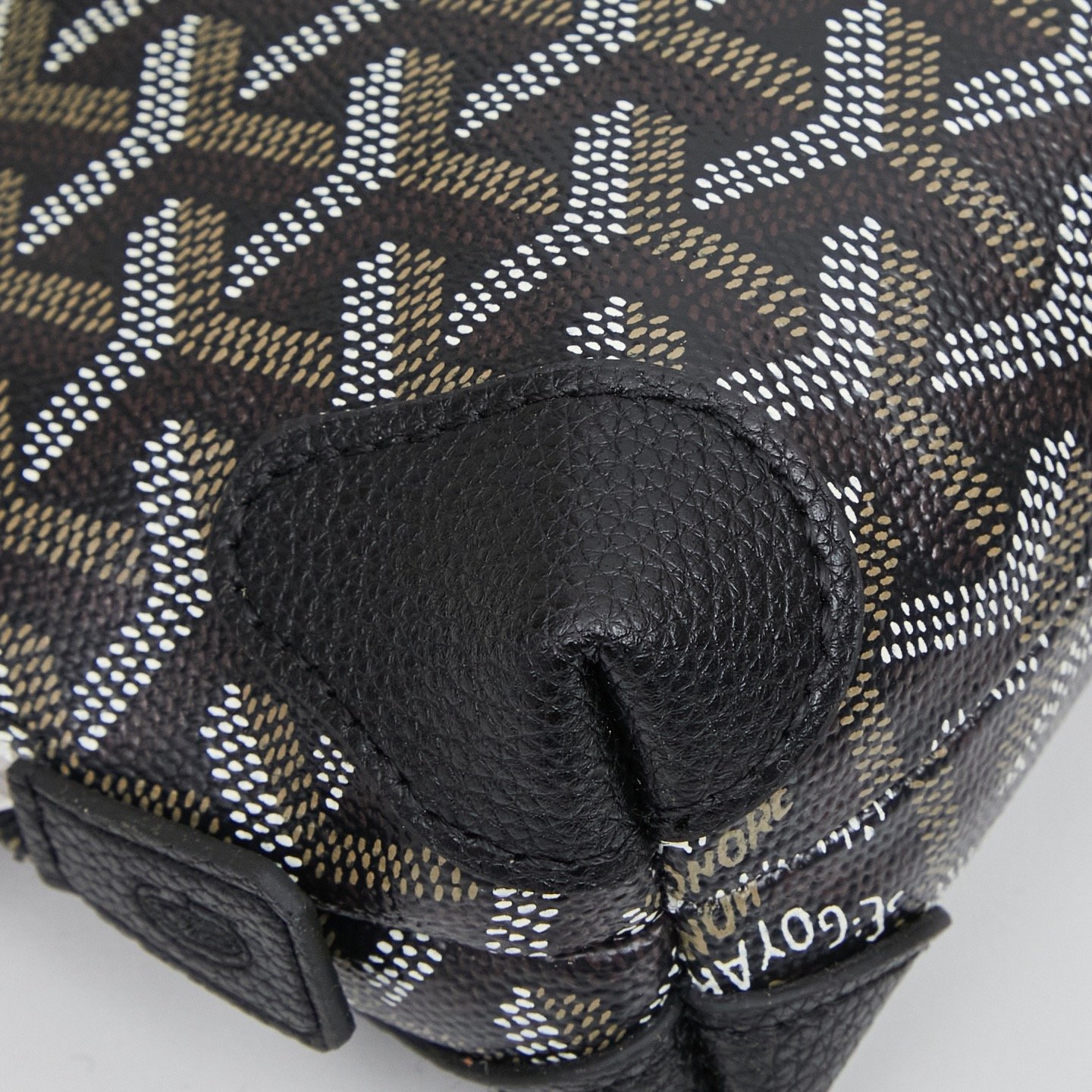 GYD Vendome Black Chevron Canvas - Bag - Image 7