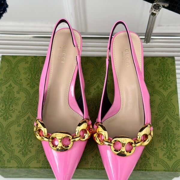 GG Slingback Pump with Chain - Heels