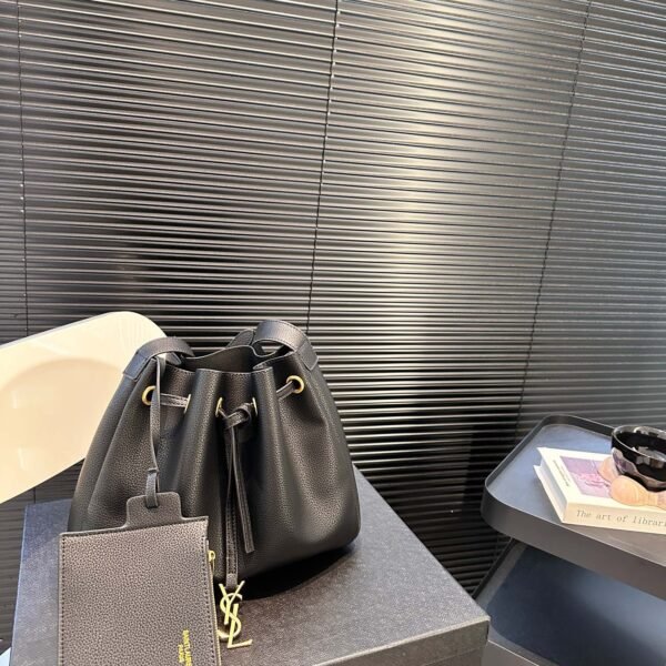 YSL Niki Bucket Black Leather - Bag
