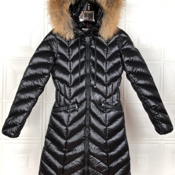 MCL Montgenevre Fur-Trimmed Down Coat Black - Coat