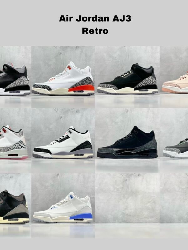 NK Air Jordan 3 Retro – Sneaker – Blau