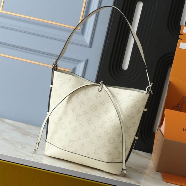 LV Neonoe Cream Monogram Empreinte Leather - Bag