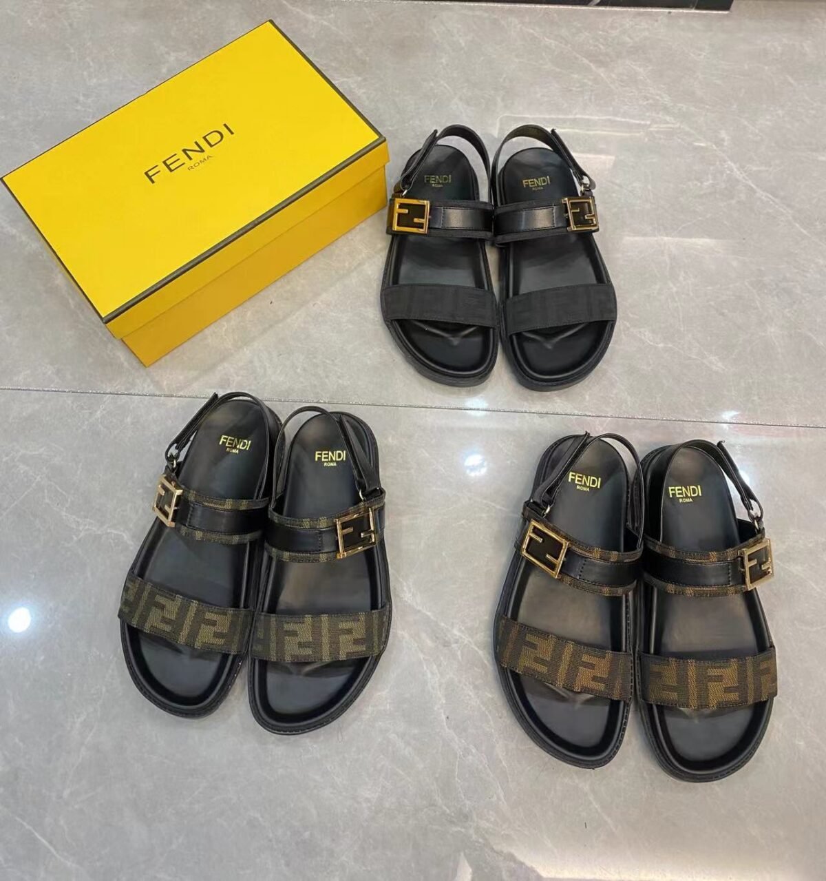 FD FF Logo Sandals – Sandals