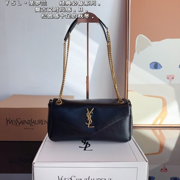 YSL Solferino Small Black Leather - Bag