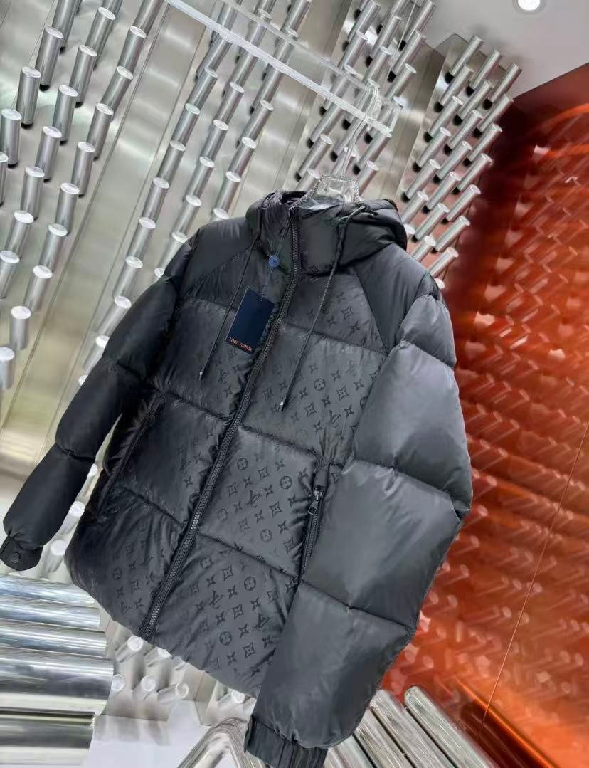 LV Monogram Puffer Jacket Black Monogram - Jacket - Image 6