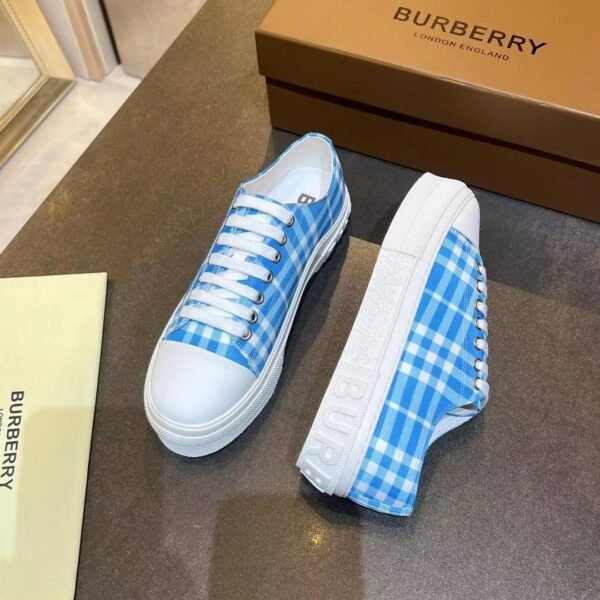 BBR Vintage Check Sneakers Blue Check - Sneakers