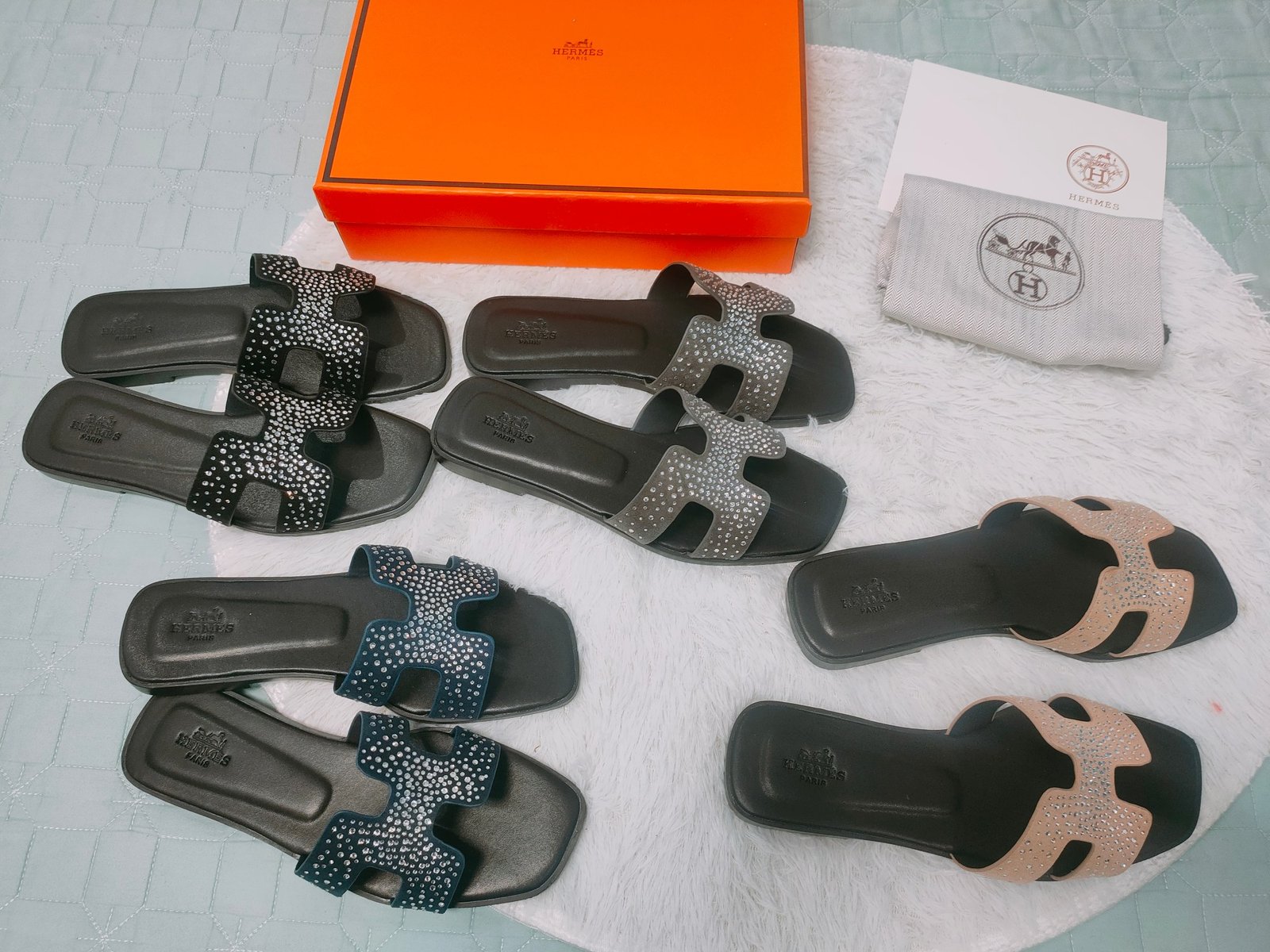 HM Oran Sandals Crystal Embellished - Sandals - Image 9
