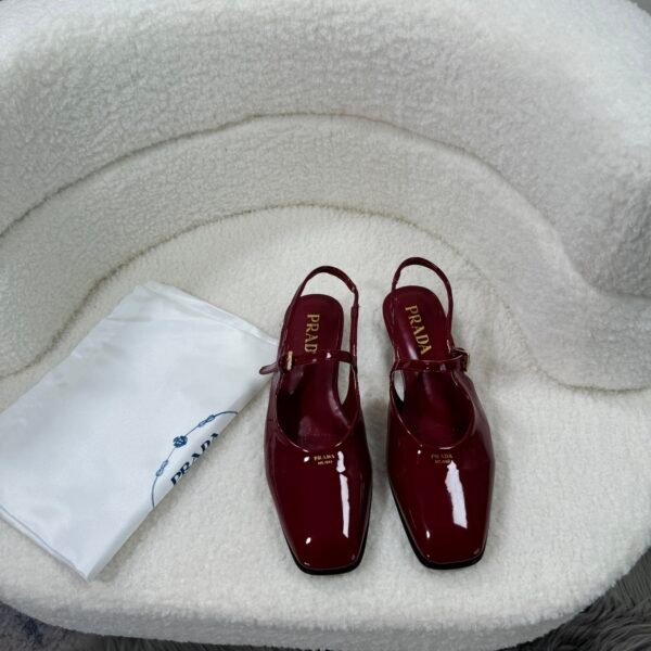 PR Patent Leather Slingback Pumps - Heels