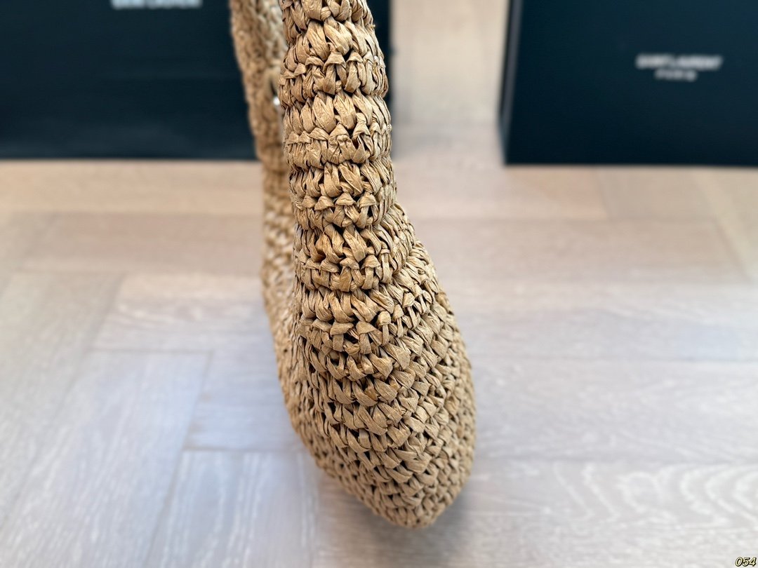 YSL Le 5 à 7 Hobo Raffia - Bag - Image 4