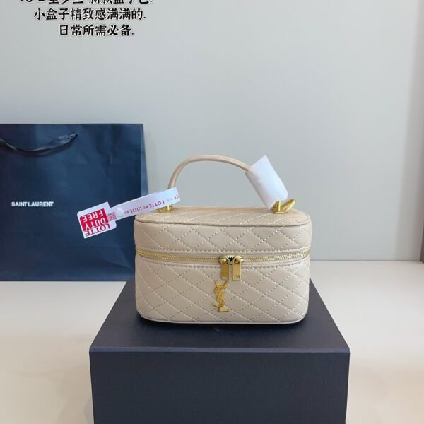 YSL Vanity Case Quilted Leather - Bag