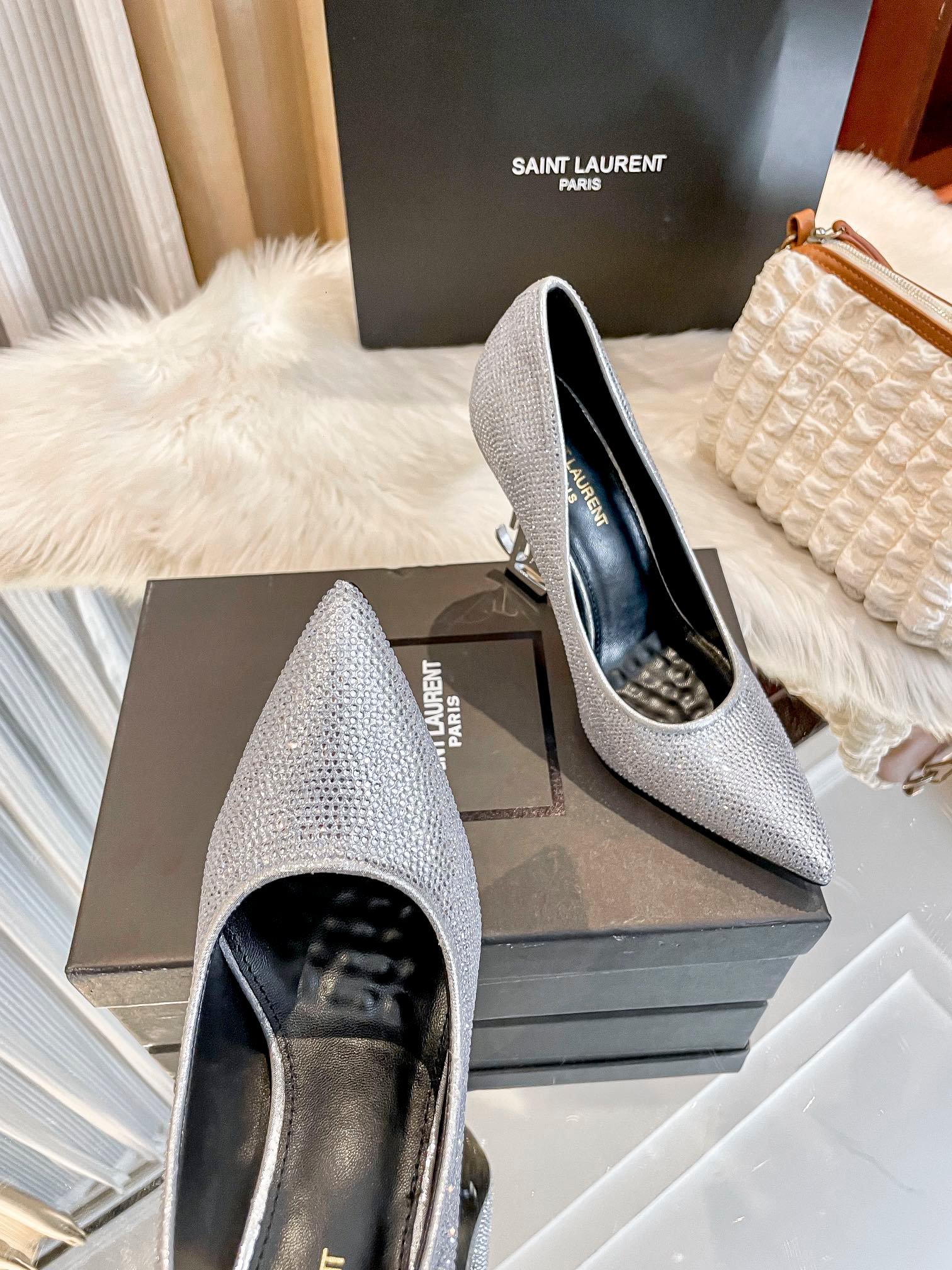 YSL Opyum Pumps Silver - Heels - Image 6