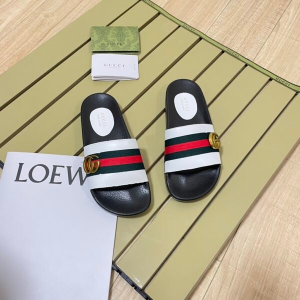GG Pursuit Web Slide Sandals - Slides