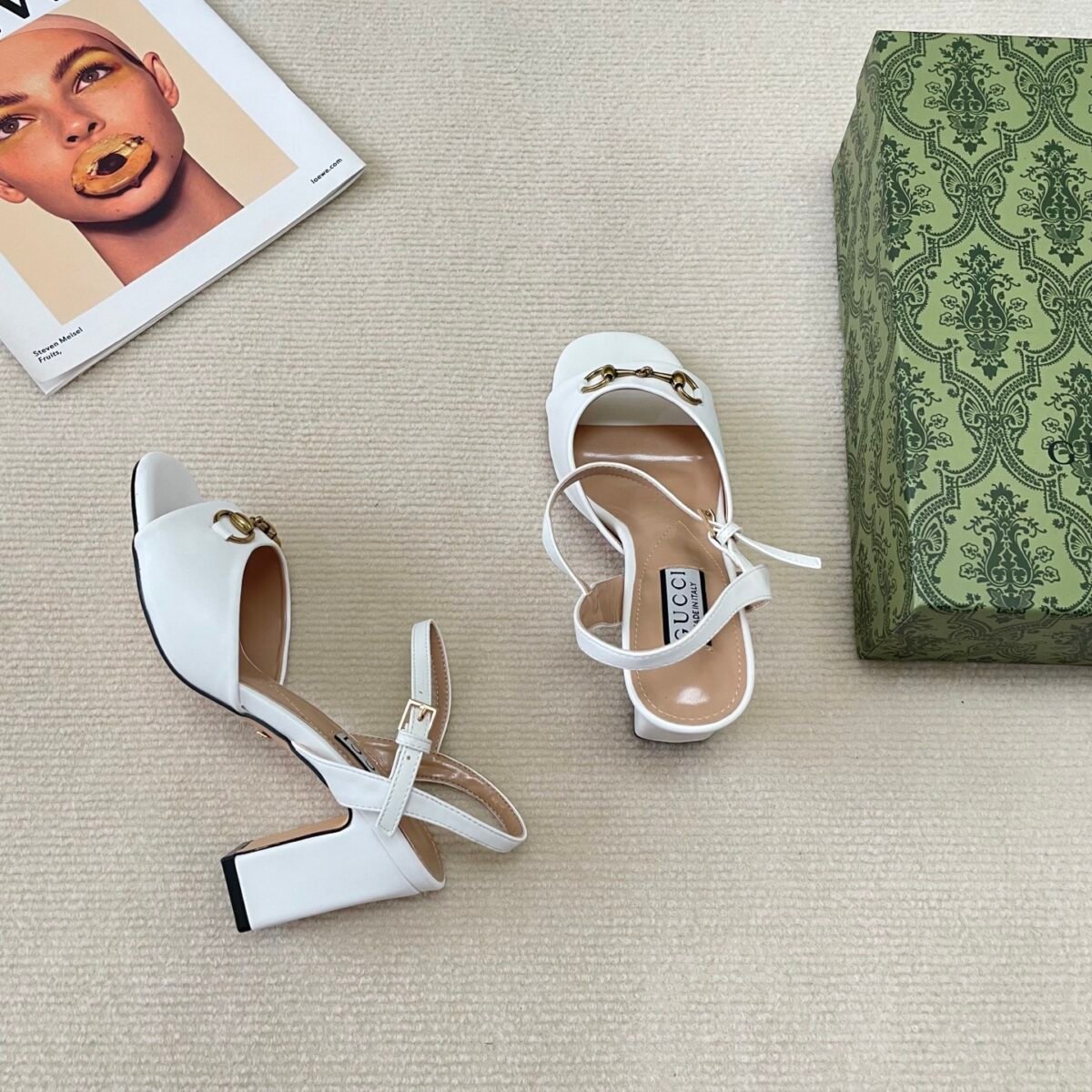 GG Horsebit Sandal – Scarpe con tacco — 9