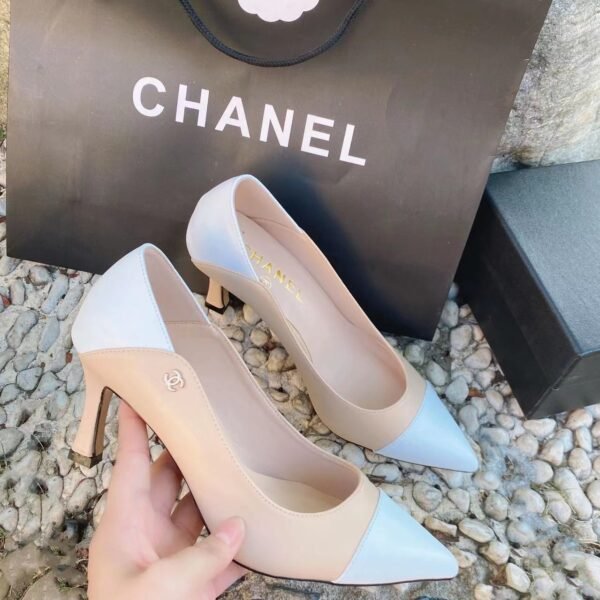 CC Two-Tone Slingback Pumps - Heels
