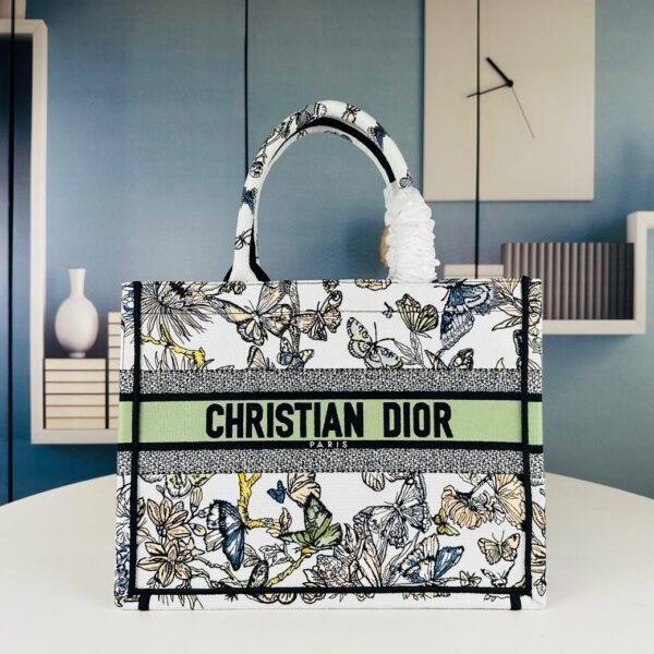 CD Book Tote Embroidered Canvas - Bag