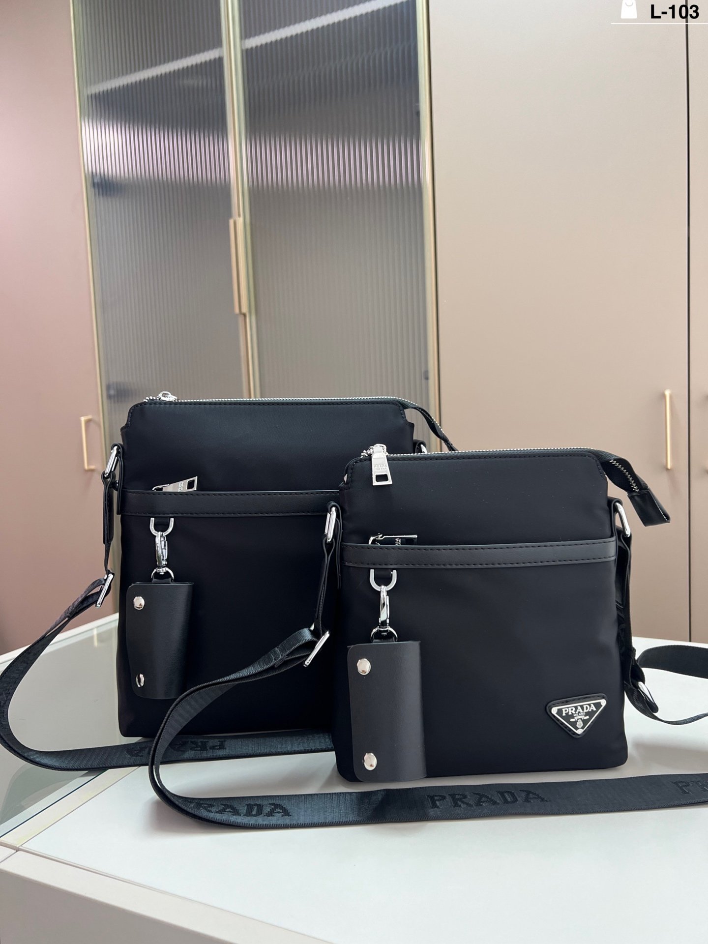 PR Nylon Crossbody Black - Bag