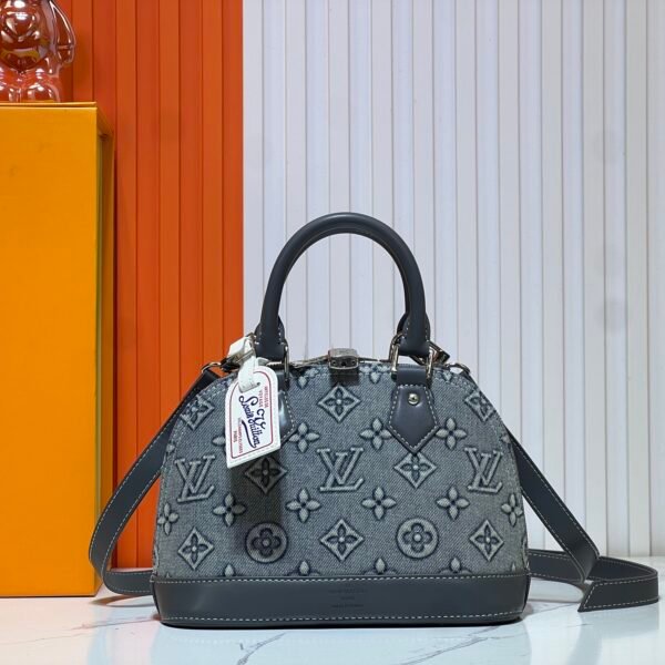 LV Alma BB Embossed Denim - Bag