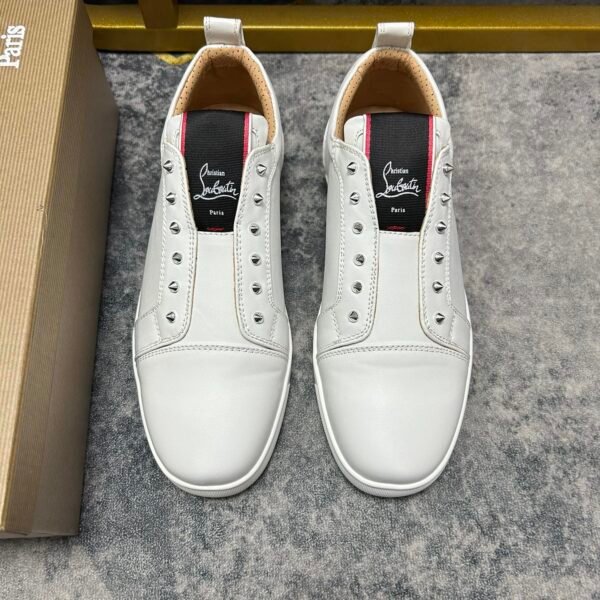 CD Louis Junior Spikes White Leather - Sneakers