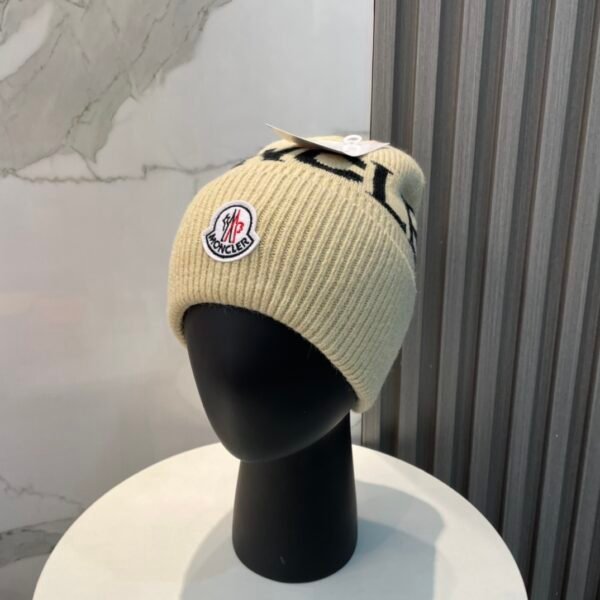 MCL Logo Beanie Beige Wool - Hat
