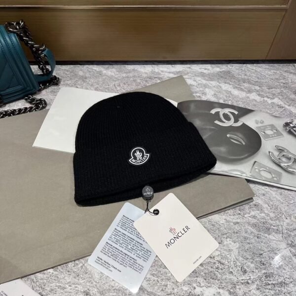 MCL Logo Beanie Black/White/Grey Knit - Hat