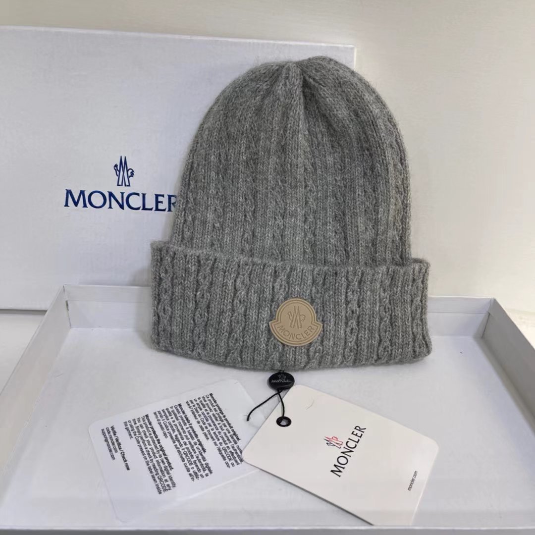 MCL Ribbed Wool Beanie Black/White - Hat - Image 4